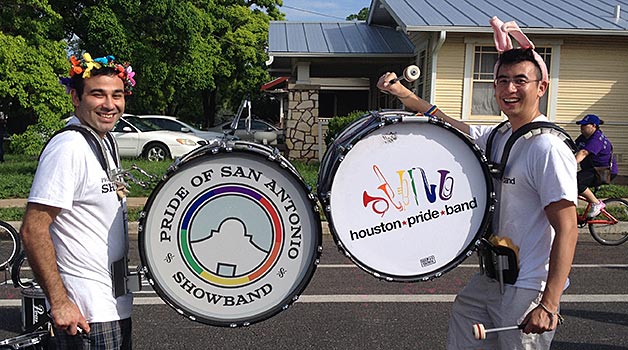 Bass Drums at 2015 King William Parade